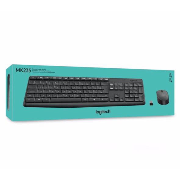 Logitech MK235 Combo Wireless Keyboard dan Mouse