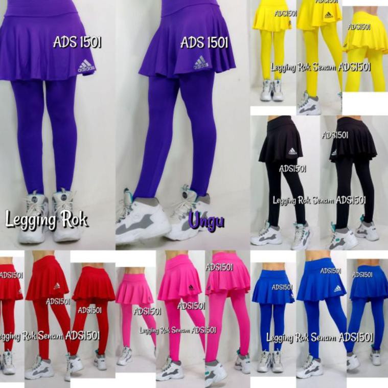 Terupdate← MLVIB Legging Rok Senam ADS1501 Legging Senam Rok Aerobik Gowes Sepedaan V65 ✬Baru