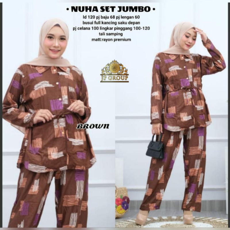 NUHA SET JUMBO PAJAMAS