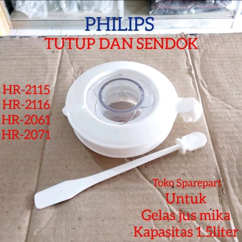 Tutup Sendok Blender Philips Hr 2115 Plastik