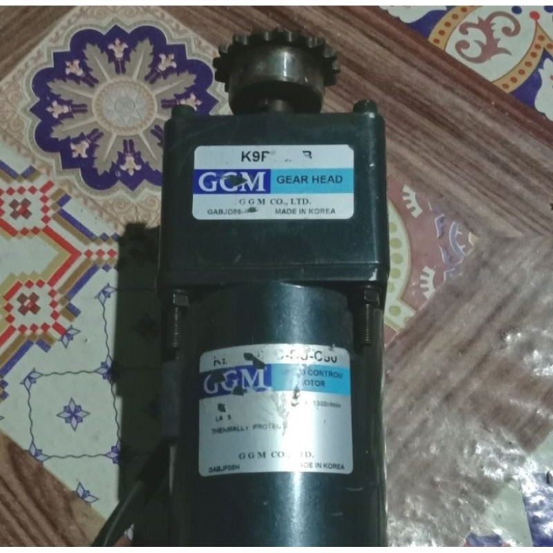 Ac Motor Gearbox GGM RATIO 1:15119Rpm