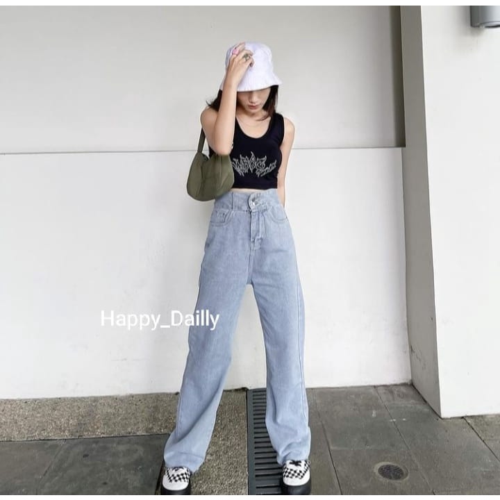 AURORA BAGGY JEANS | KOREAN BAGGY JEANS  BAGGY JEANS HIJAB FRIENDLY