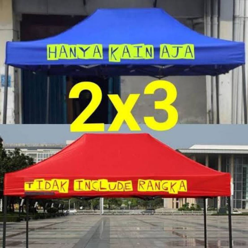 KAIN ATAP TENDA LIPAT 2X3 MURAH