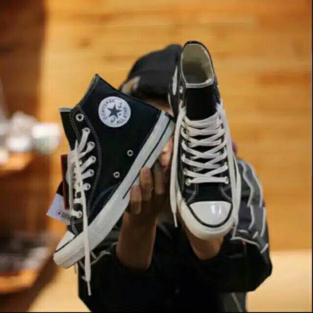 Converse 70s Black Egret high