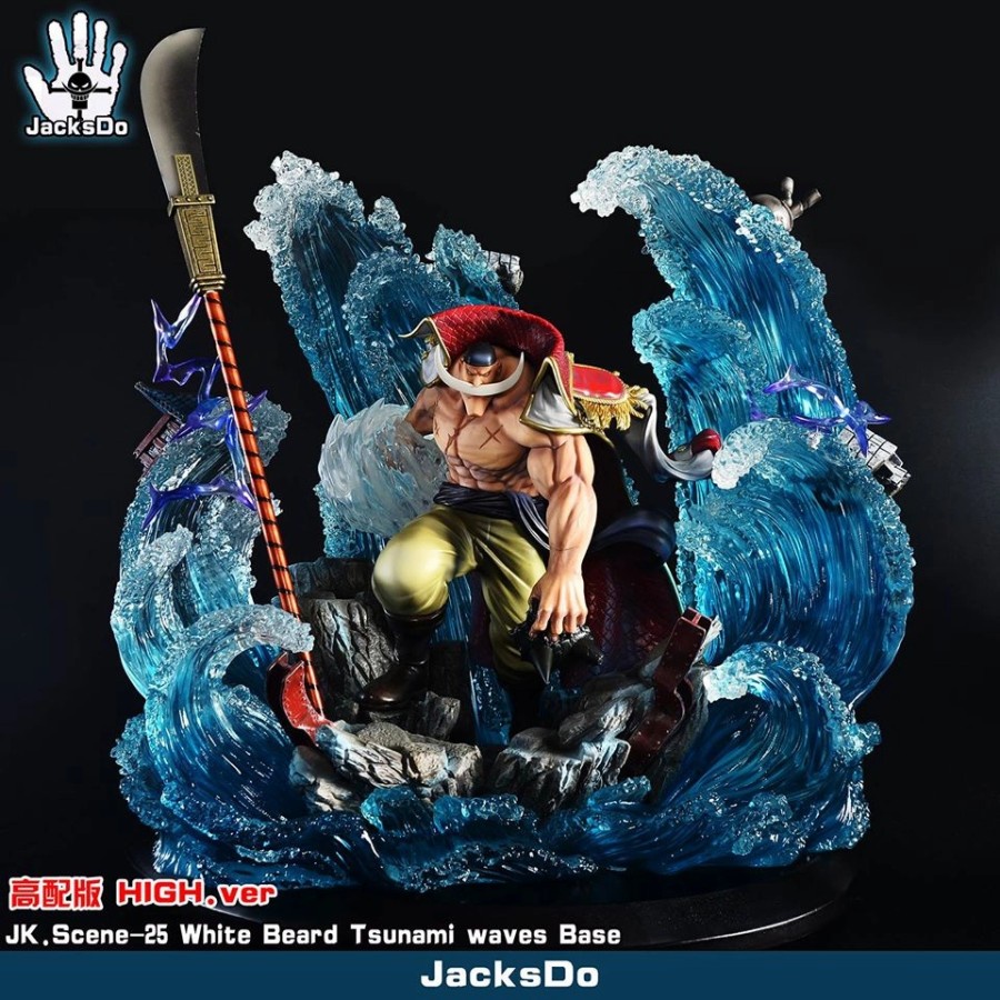 One Piece Pop Maximum Shirohige set Jacksdo Wave Diorama Deluxe
