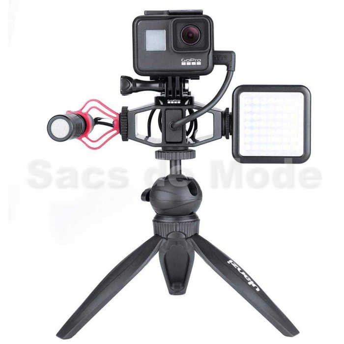 ULANZI VIJIM GP-1 GP 1 Vlogging Bracket Mic LED GoPro Xiaomi Yi