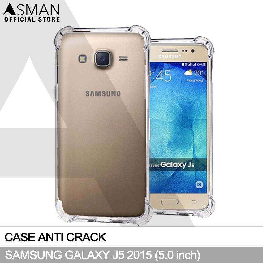 Anti Crack Samsung Galaxy J5 2015 / J500 (5.0&quot;) | Soft Case Anti Bentur - Clear