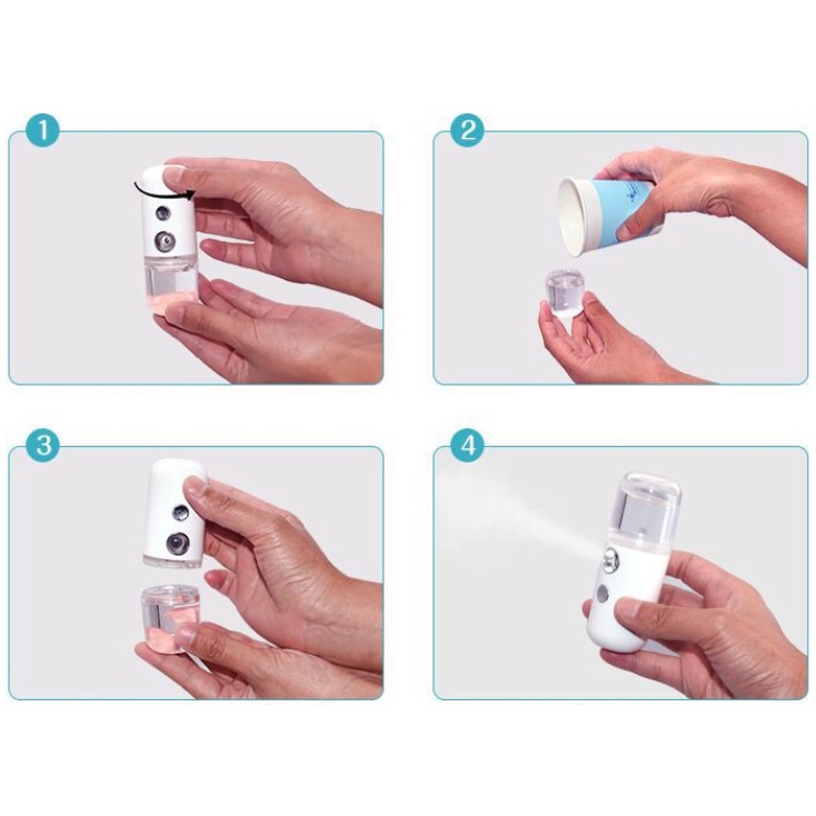 Nano Mist Spray Mini Nano Spray Steamer Wajah Nano Spray Wajah Nano Spray Portable Mist Sprayer Nano Sprai Wajah Spray Wajah