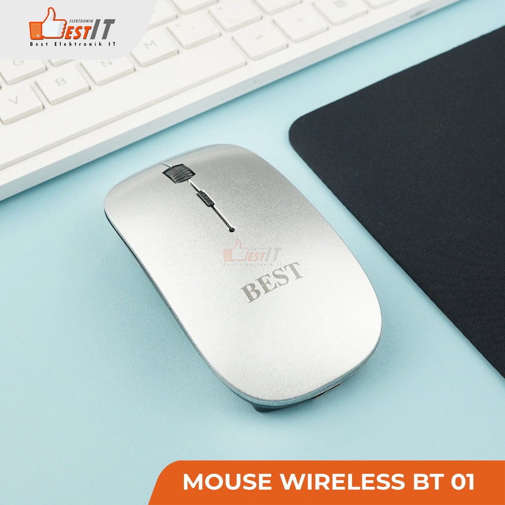 PROMO Mouse Best Wireless BT-01 Free Mousepad