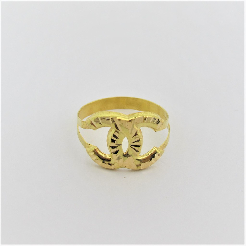 Cincin anak dan dewasa emas asli kadar 700 70% 22 1 gr pita chanel rantai wanita kuning gold 11 12 13 14 15 16 17 18