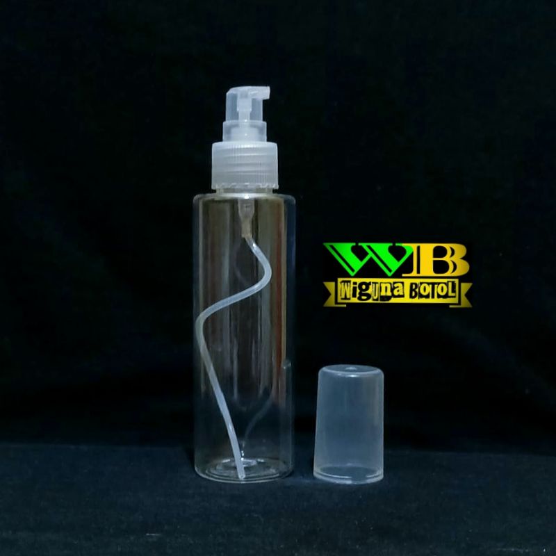 Botol Pump Treatment 150ml Clear / Botol Rf 150ml Clear Treatment Pump Clear Fullcap