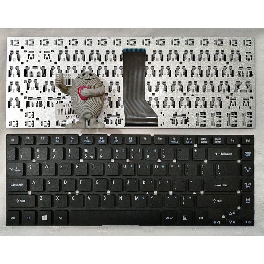 KEYBOARD ORIGINAL ACER Timeline 3830T 4820T 4830T. Aspire 4755 E1-410 E1-411 E1-420 E1-422 E1-430 E1