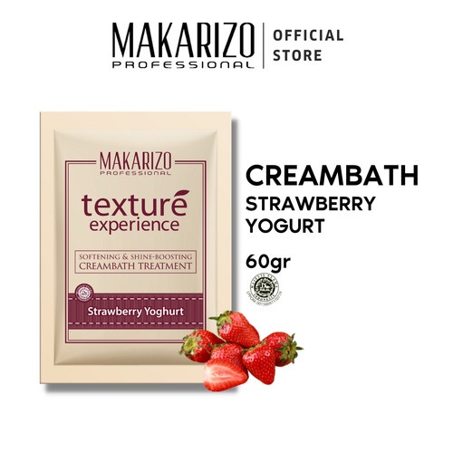 Makarizo Creambath TE Strawberry Yogurt 60gr