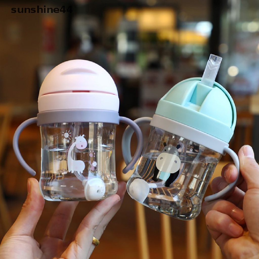 Sunshine Botol Minum Sippy Cup 250ML Bahan Silikon Untuk Bayi / Anak