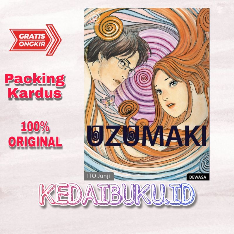 BUKU KOMIK ITO JUNJI UZUMAKI ORIGINAL