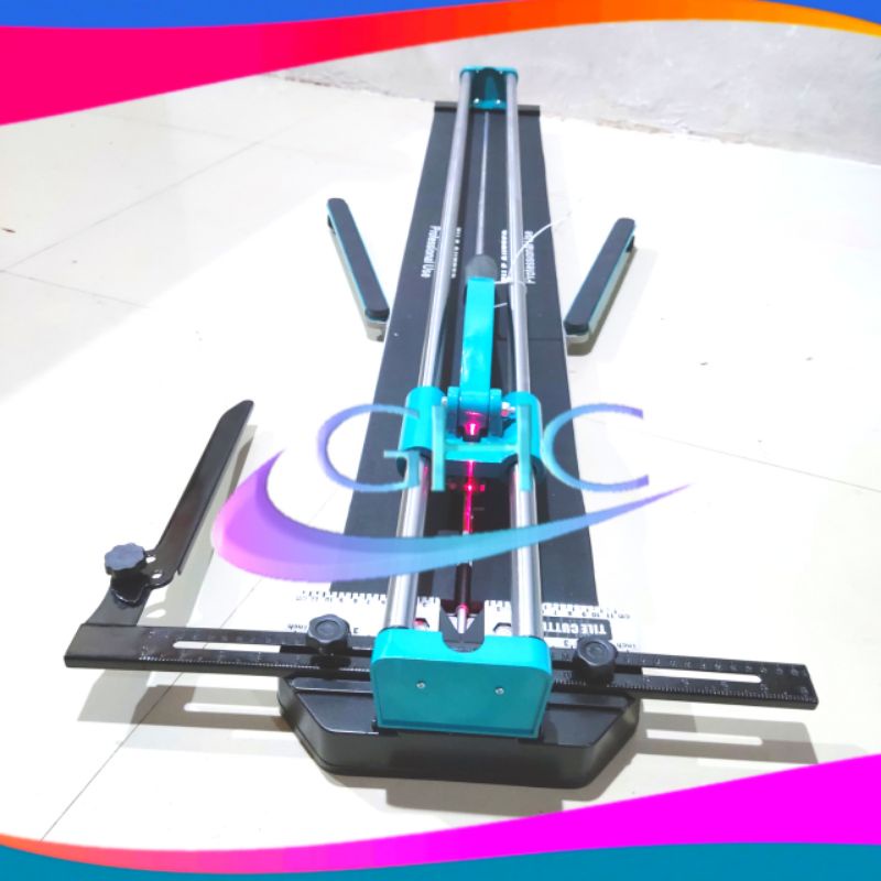 Tile cutter 100 cm Laser Heavy Duty potong manual keramik granit 1 meter Model Dorong