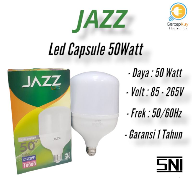 Lampu LED Capsule JAZZ 50 Watt PUTIH E27