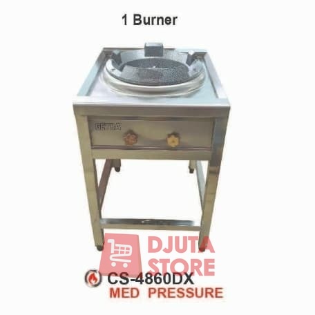 GETRA CS-4860DX KOMPOR KWALI RANGE 1 BURNER STANDAR