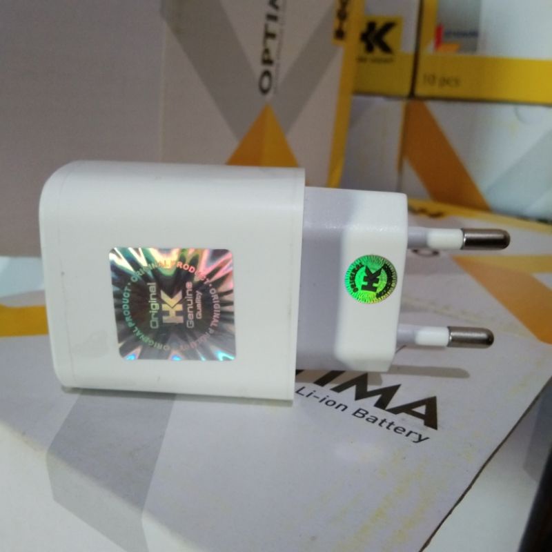 batok KEPALA CAS HK 15W d26 FAST CHARGING ORI HOLOGRAM GARANSI