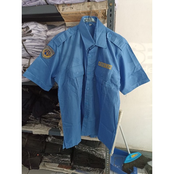 Baju Seragam AVSEC APS Pria Lengan Pendek | ATRIBUT AVSEC