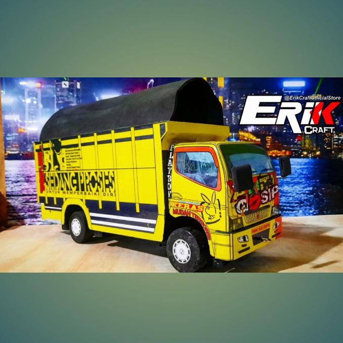 Multazamonlineshop | Miniatur Truk Miniatur Truck Mobil Mainan Truk Oleng Truck Oleng - Anti Gosip,