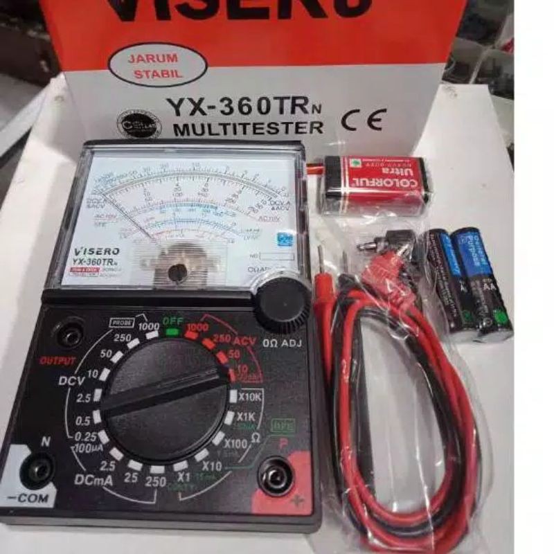 Multitester Multimeter Avometer Visero YX-360TRn Analog