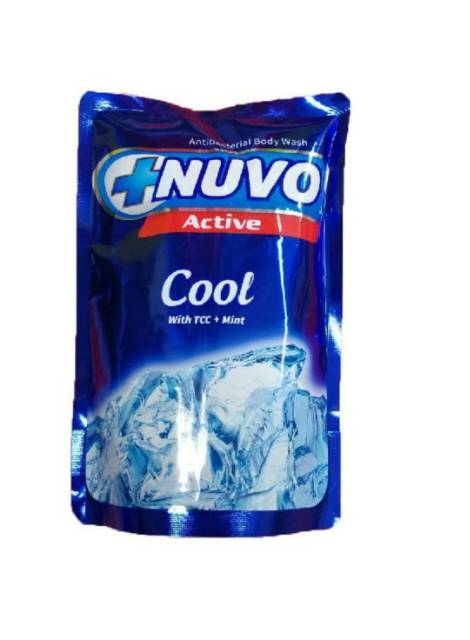 NUVO Body Wash / sabun mandi cair Antibacterial Pouch 450ml