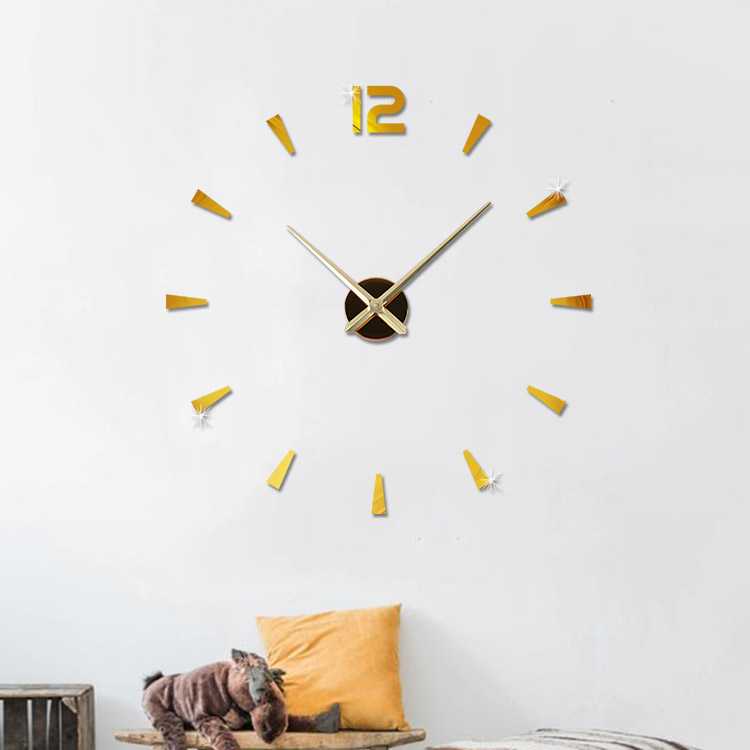 Jam Dinding DIY Giant Wall Clock Quartz Creative Design - DIY-114