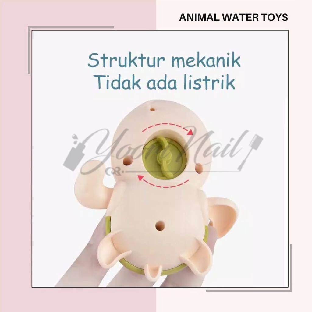 Mainan Anak Bayi Mandi Kura Kura Water Toys Dolphin Bathtub Edukasi