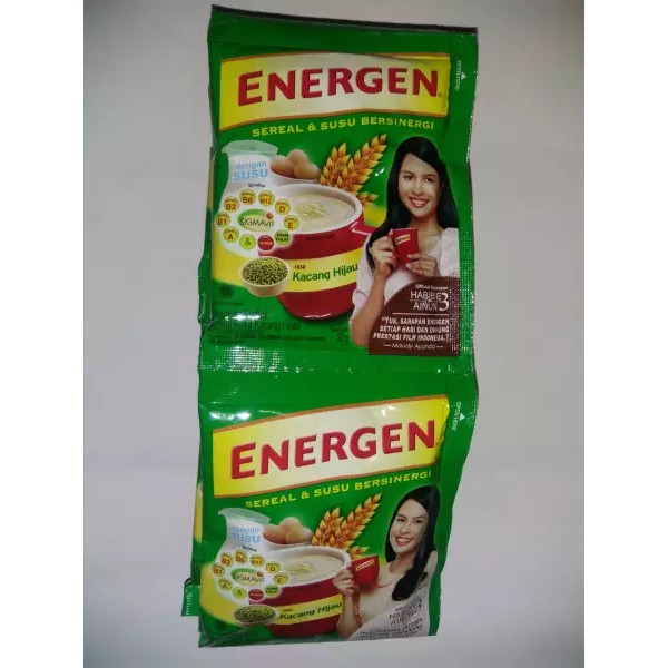 

energen kacang hijau satu renceng isi 10 bungkus