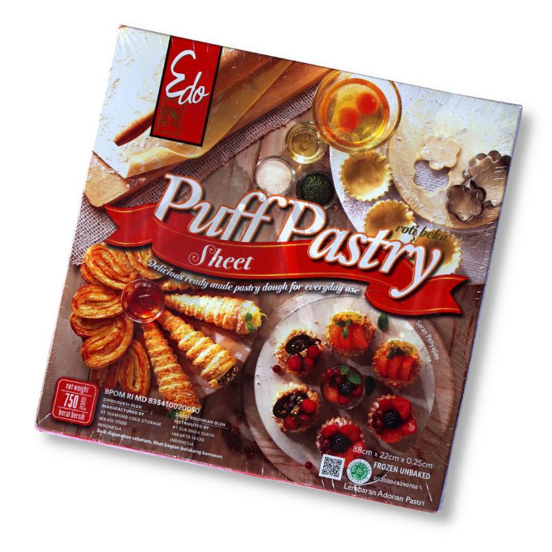 Puff Pastry Adonan Kue Frozen