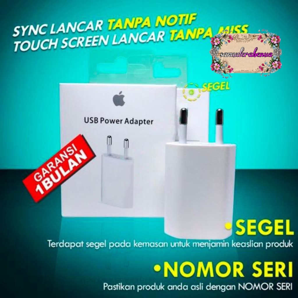 bm080 kabel 1m+ adaptor batok  1 paket 100% ip ori 5 6 6+ 7 7+ 8 8+ x xr xs sb3731