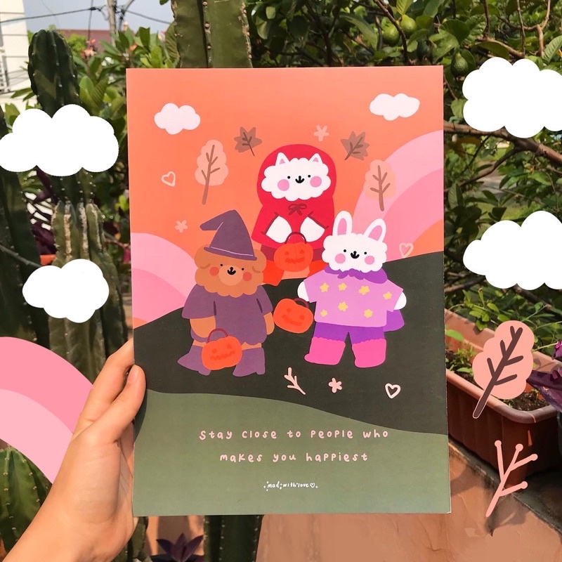

Halloween with Maddy artprint A4