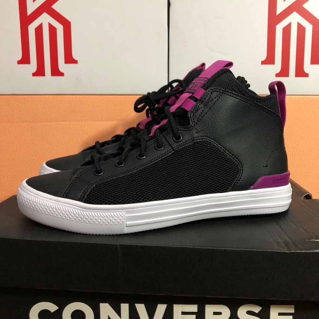 Sepatu Sneakers Converse Chuck Taylor All Star CTAS Ultra Mid 'Black Cactus' Original 168834C