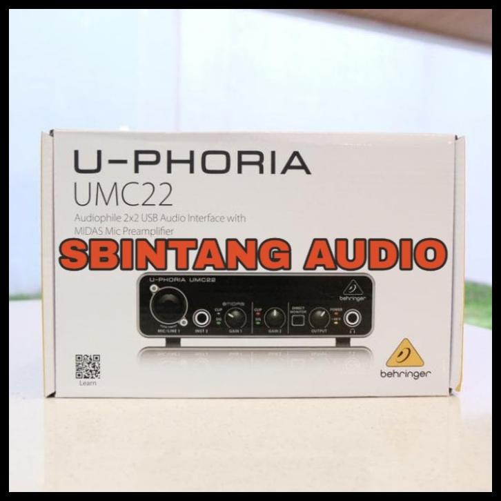 Soundcard Behringer Umc22