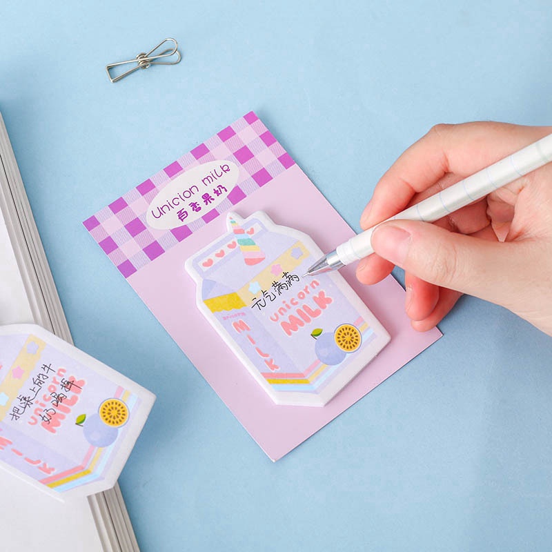 

Stiker Sticky Notes untuk Scrapbook DIY | Stiker Aesthetic Motif Snacks