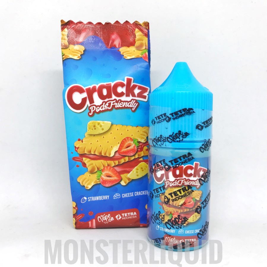 PODS CRACKZ V1 STRAWBERRY CHEESE CRAKERZ 12MG 30ML