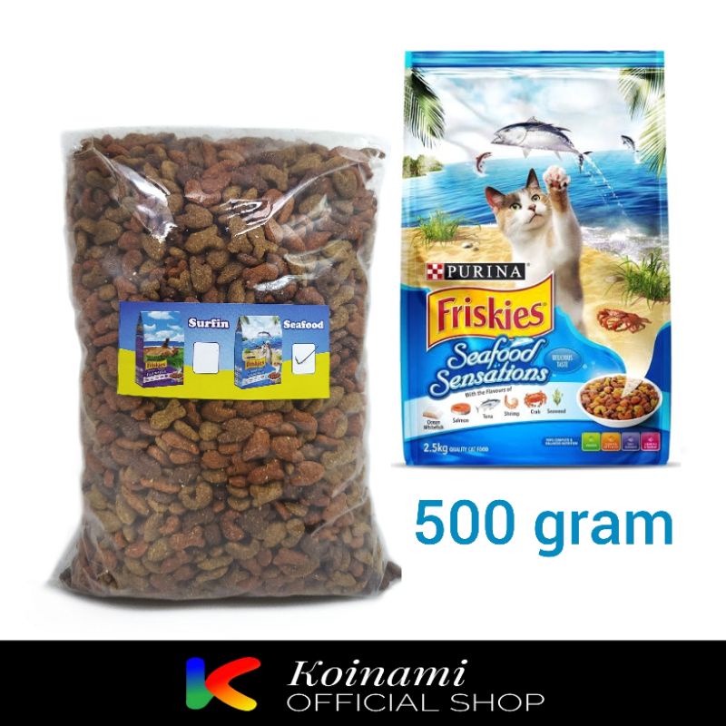 FRISKIES 500 GRAM SEAFOOD SENSATION / CAT FOOD / MAKANAN KUCING