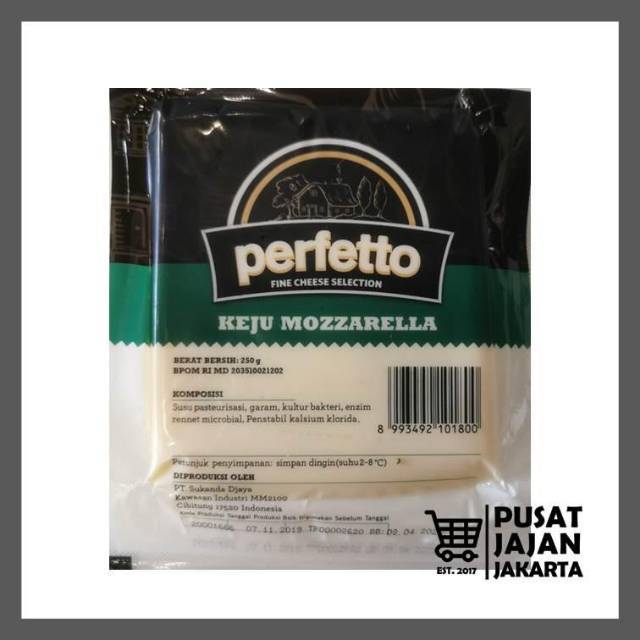 Jual Perfetto Keju Mozzarella 250 Gr Fine Cheese Selection Frozen Keju