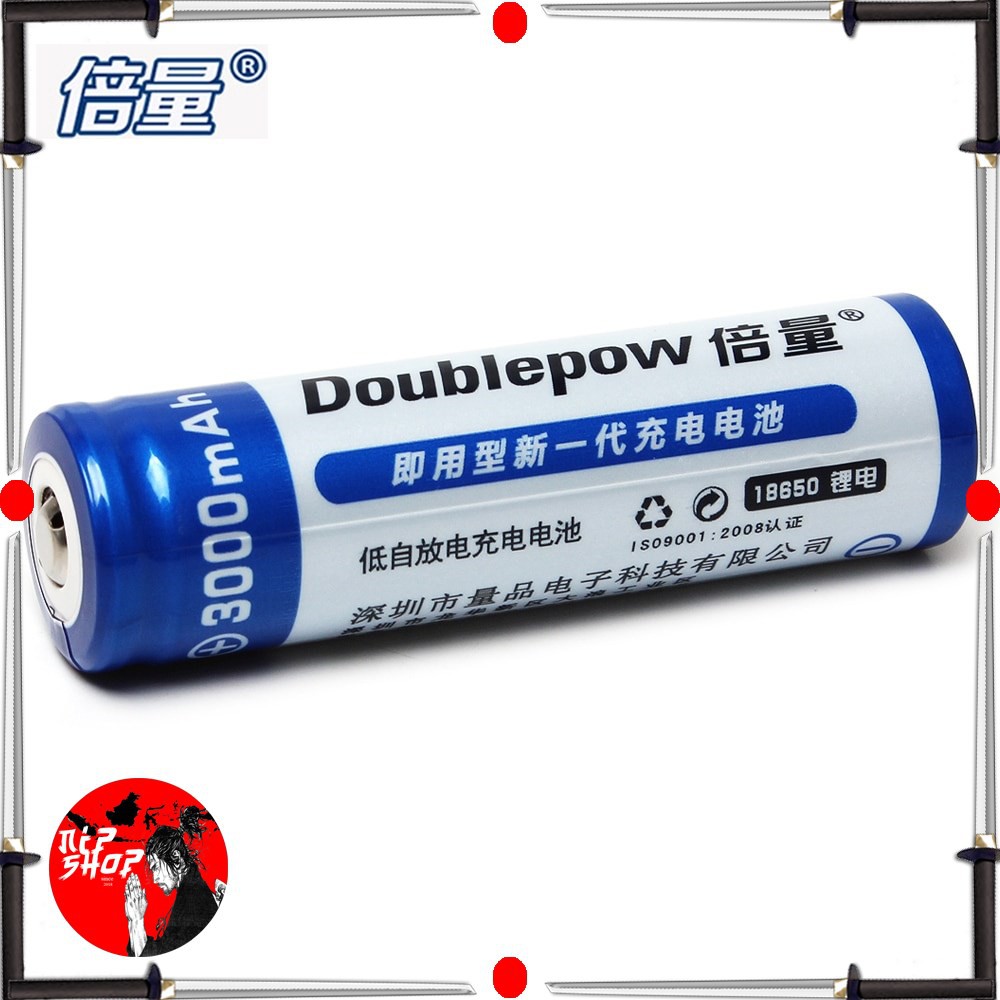 DOUBLEPOW Baterai Cas Ni-MH AA Rechargeable 1.2V 3000mAh 1 PCS - White