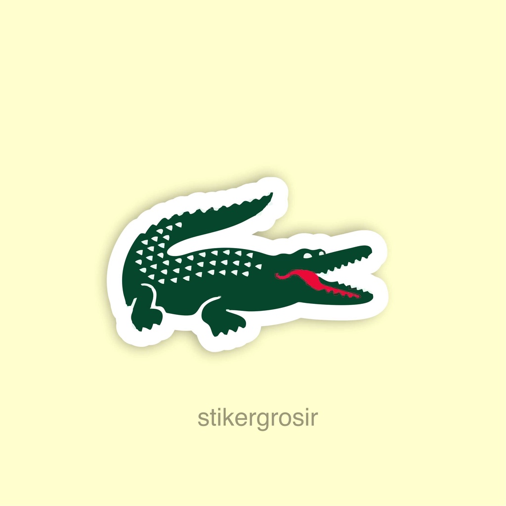 

Stiker Sticker Lacoste Green RED Black White Case Phone Logo Brand Skate Surf Band Aesthetic Termurah Pop Art Clothing Basic Daily Tumblr Laptop HP Casing Striping Tempel Label Merk Dinding Graftac Vinyl High Quality decal
