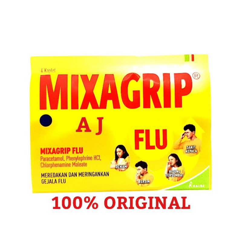 Mixagrip Flu - 1 Strip 4 Tablet