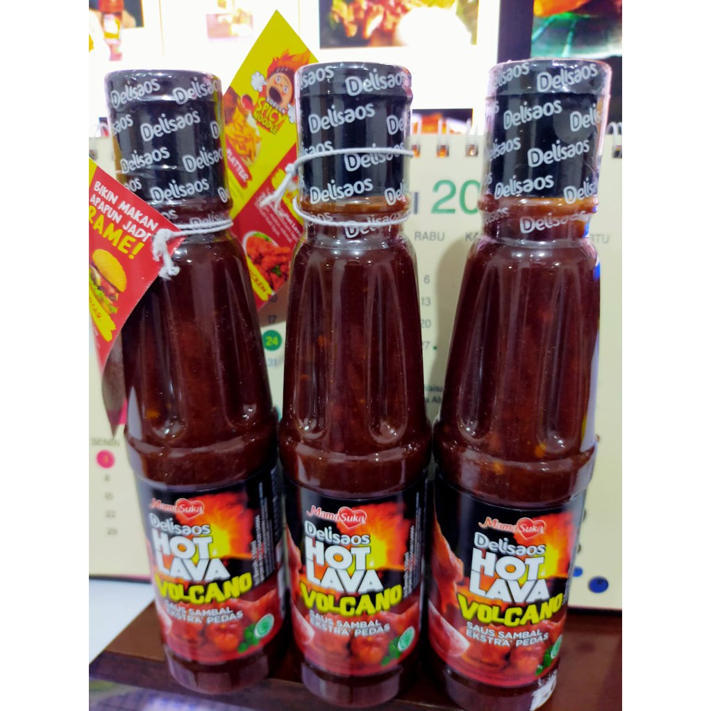 

mamasuka saus hot lava volcano extra pedas 130 ml