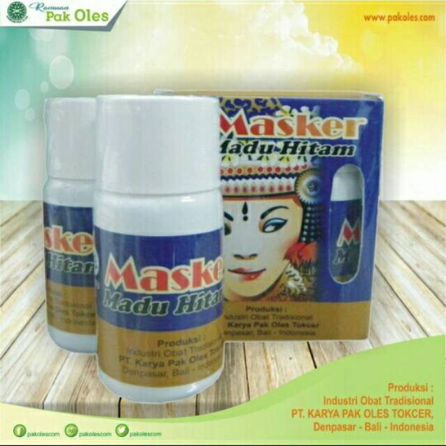 Masker Madu Hitam Ramuan Pak Oles