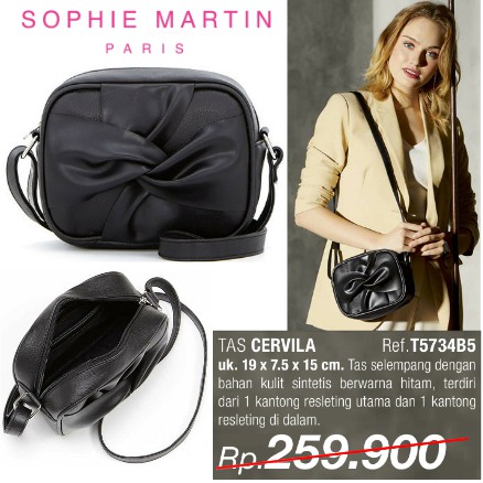 TAS CERVILA SOPHIE PARIS PROMO TAS SOPHIE PARIS SLING BAGS