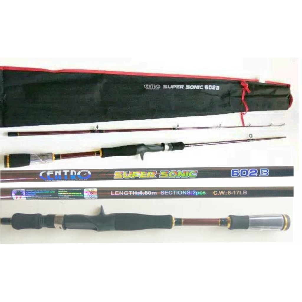 Alat Mancing Joran Baitcasting Centro Super Sonic 602B 180 Cm