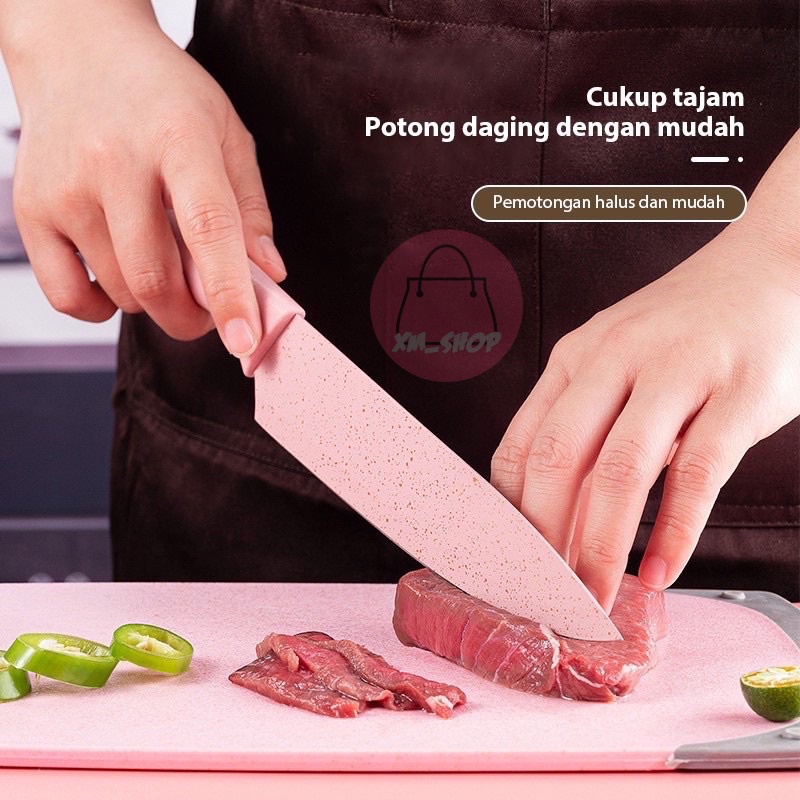 PISAU SET DAPUR 6IN1 PAKET KOMPLIT PERLENGKAPAN DAPUR