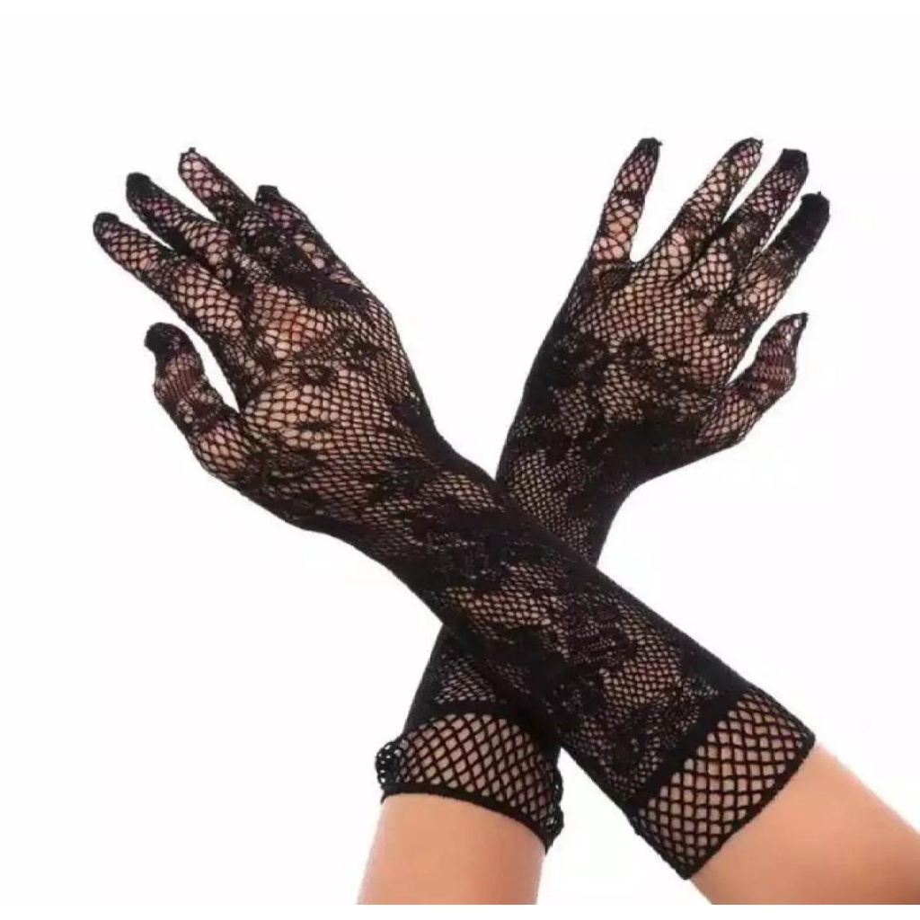 Nada Gloves - Sarung Tangan Renda Panjang - Bridal Wedding Gloves - Sarung Tangan Pengantin Wanita