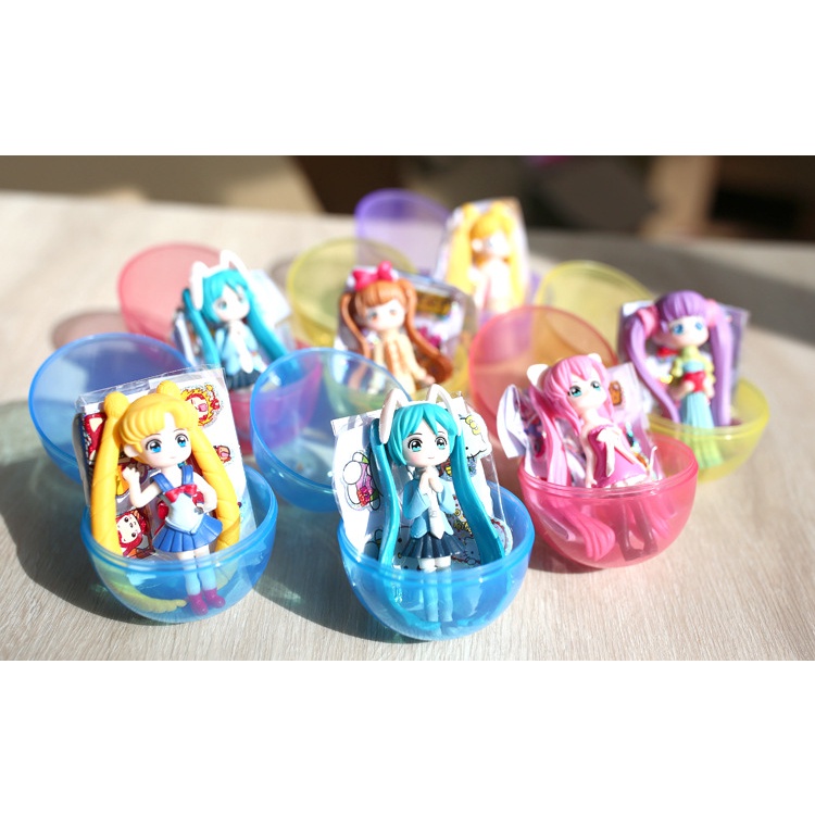 1pc Mainan Action Figure Anime Jepang Sailor Moon Usagi Tsukino Bahan PVC Untuk Hadiah Anak Perempuan