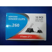 

BINDER CLIP MONTAN NO 260